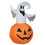 Gemmy SS225311G Blow Up Inflatable Ghost Jack-O'-Lantern Inflatable Outdoor Yard Decoration