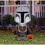 Gemmy Industiries SS227191G Airblown The Mandalorian 42-inch Halloween Yard Decoration