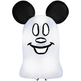 Morris Costumes SS228480G 9 Ft. 6" Airblown® Inflatable Flat Mickey Mouse Ghost Halloween Outdoor Yard Decoration