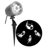 Sunstar SS228788G Lightshow Whirl-a-Motion Scary Ghosts Projection Light Halloween Decoration
