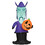 Sunstar SS228818G 48" Airblown Inflatable Shock with Mask and Jack O Lantern Halloween Yard Decoration