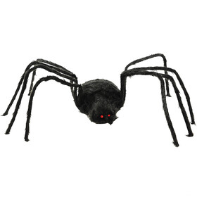 Sunstar SS-45879 Spider Black Furry 80 Inches