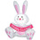 Morris Costumes SS-46554G Happy Easter Bunny Airblown 4'