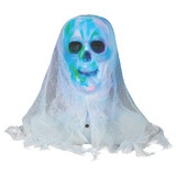 Morris Costumes SS55314G Lightshow Skull Bust Decoration