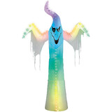 Disguise SS554380G 12 Ft. Airblown® Inflatable Lightshow Rainbow Wave Ghost Halloween Outdoor Yard Decoration