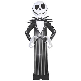 Morris Costumes SS56942G 84" Blow Up Inflatable Nightmare Before Christmas Jack Skellington Halloween Decoration
