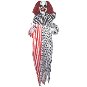 Sunstar SS61368 5' Hanging Shaking Clown Halloween Decoration