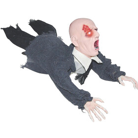 Morris Costumes SS70764 31.5" Animated Crawling Zombie Halloween Decoration