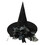 Morris Costumes SS72312 Adult's Black Witch Hat with Rose &amp; Ribbon