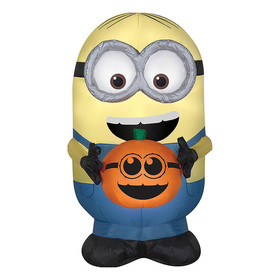 Sunstar SS73943G 36" Blow Up Inflatable Despicable Me Minion Dave Outdoor Halloween Yard Decoration