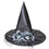 Morris Costumes SS74104 Adult's Black Witch Hat with Flowers &amp; Eyes