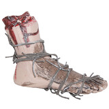 Morris Costumes SS74175 Bloody Foot With Barbed Wire