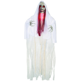 SunStar SS76030 39" Hanging Lightup Ghost Doll Decoration