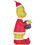 Gemmy Industiries SS81246G 48" Blow Up Inflatable Dr. Seuss&#153; The Grinch With Present Outdoor Yard Decoration