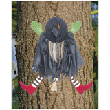 Morris Costumes SS82874 Tree Trunk Witch With Red Shoes Halloween Decoration