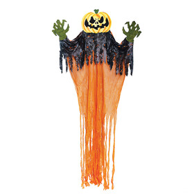 Morris Costumes SS83149 11' Hanging Haunted Pumpkin Decoration