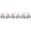 Morris Costumes SS85572 63" Ghost String Lights