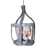 SunStar SS85578 Talking Skull in Cage Decoration