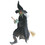 Morris Costumes SS87258 Hanging Witch On A Broom Halloween Decoration