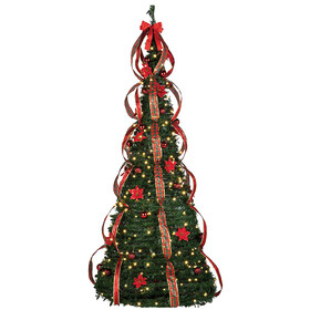 Gemmy SS880239G 7.5 Ft SimpliciTree&#153; (Classic White Lights)