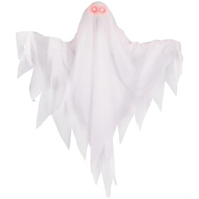 Morris Costumes SS89312 22" Animated Ghost with Light-Up Eyes Halloween Decoration