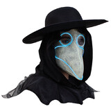 Ghoulish TB25429 Adult's Light-Up Plague Doctor Mask