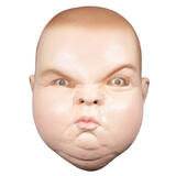 Ghoulish TB26866 Adult's Grumpy Baby Mask