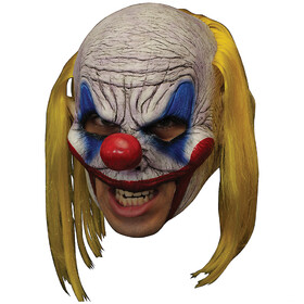 Morris Costumes TB27534 Adult's Clooney Clown Mask with Hair