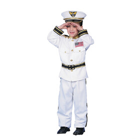 Dress Up America Boy's Navy Admiral Costume