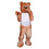 Dress Up America UP359LG Kids' Brown Bear Mascot Costume - Large 12-14