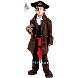 Dress Up America UP-708MD Carribean Boy Pirate Child Med