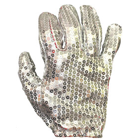Underwraps UR17006 White Sequin Glove