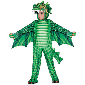 Morris Costumes UR20052 Toddler Green Dragon Printed