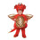 Underwraps UR25701TLG Toddler's Red Dragon Costume - 2T-4T