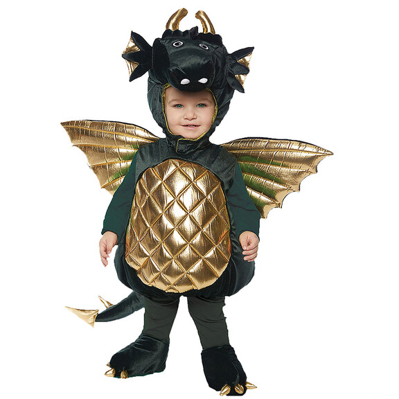 Underwraps UR25702XL Toddler Green Dragon Costume - 4-6 Sale