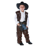 Underwraps Boy's Cowboy Chaps & Vest Costume