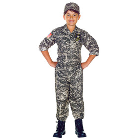 Underwraps Kid's U.S. Army Camoflauge Costume
