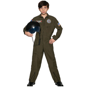 Underwraps Navy Top Gun Pilot Child Costume