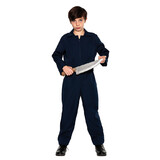 Underwraps UR27686BUSM Horror Jumpsuit Costume Blue Child Small 4-6