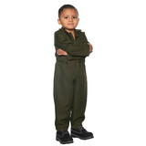 Underwraps UR27700T Toddler Horror Jumpsuit Costume Khaki - 2T-4T