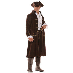 Underwraps UR28586 Men's Captain Barrett Costume