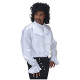 Underwraps UR28669 Men's White Goth Shirt