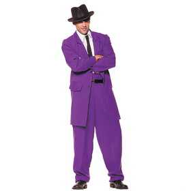 Underwraps UR29090 Men's Purple Zoot Suit Costume