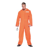 Underwraps UR29131 Men's Orange Prison Jumpsuit Costume