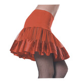 Underwraps Women's Red Ribbon Petticoat