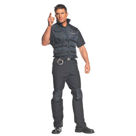 Underwraps UR29316 Men's S.W.A.T. Costume