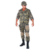 Underwraps UR29395XL Men's Plus Size Deluxe U.S. Army Ranger Costume