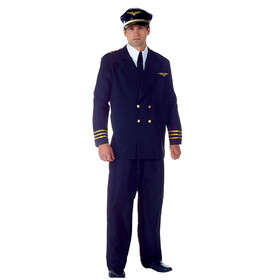 Underwraps UR29428 Men's Airline Captain Costume