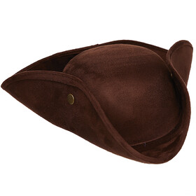 Underwraps UR29540 Adult Faux Suede Tricorn Hat
