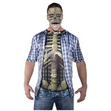 Underwraps Men's Skeleton Shirt